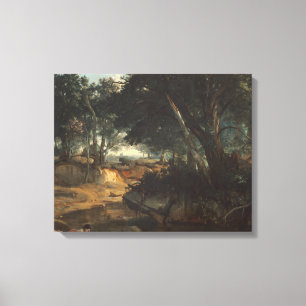 Jean-Baptiste-Camille Corot - Forest of Canvas Print