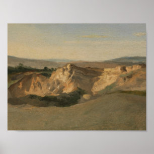 Jean-Baptiste-Camille Corot - Italian Landscape Poster