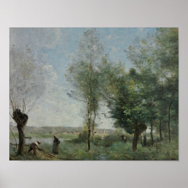 Jean-Baptiste-Camille Corot - Souvenir of Coubron Poster (Front)