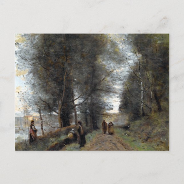 Jean-Baptiste-Camille Corot Ville d'Avray Postcard (Front)