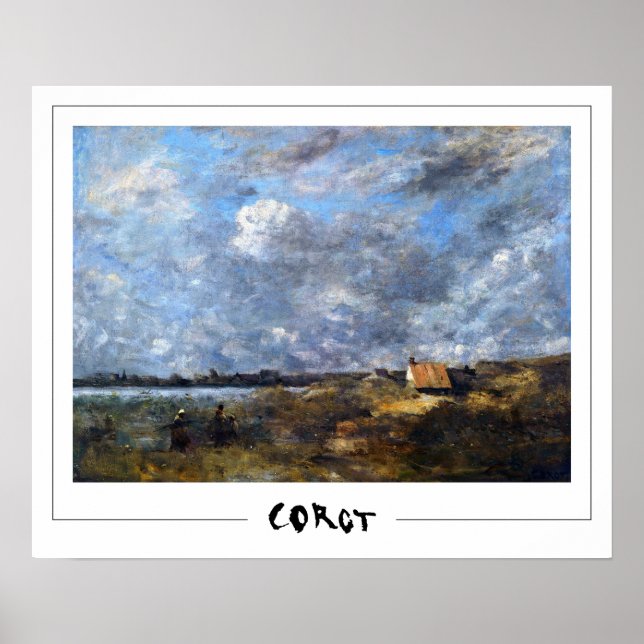 Jean-Baptiste-Camille Corot Zedign Art Poster #101 (Front)