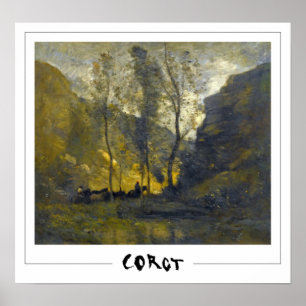 Jean-Baptiste-Camille Corot Zedign Art Poster #301