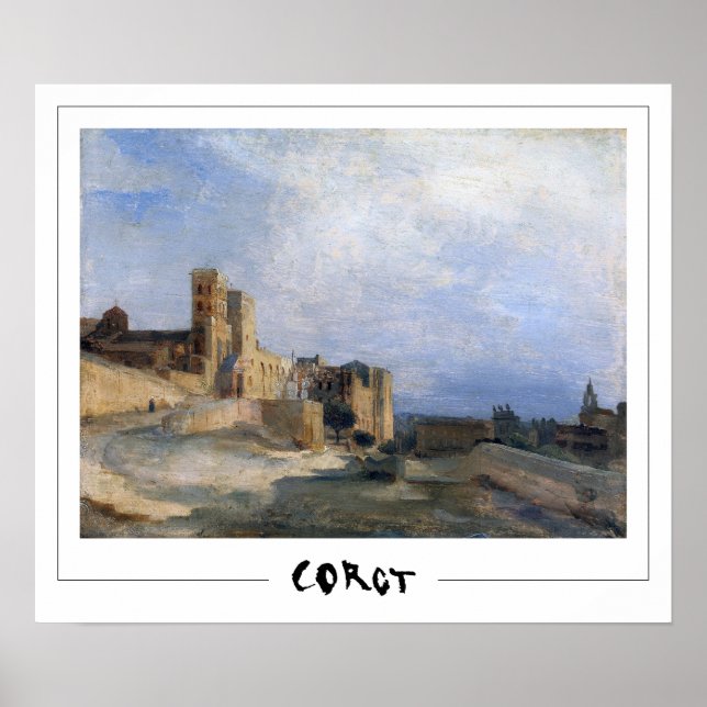 Jean-Baptiste-Camille Corot Zedign Art Poster #373 (Front)