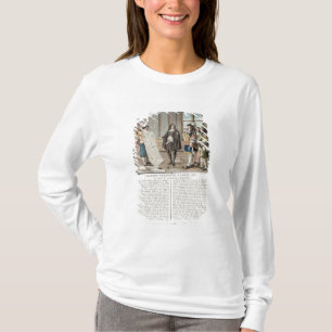 Jean Baptiste Colbert (1619-83) presents the map o T-Shirt