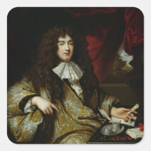 Jean-Baptiste Colbert  Marquis de Seignelay Square Sticker