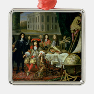 Jean-Baptiste Colbert Presenting Royal Metal Tree Decoration