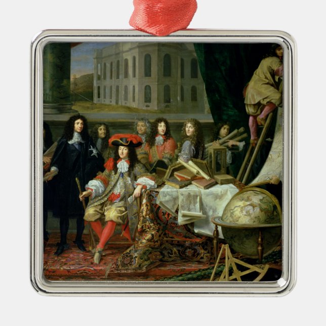 Jean-Baptiste Colbert  Presenting Royal Metal Tree Decoration (Front)