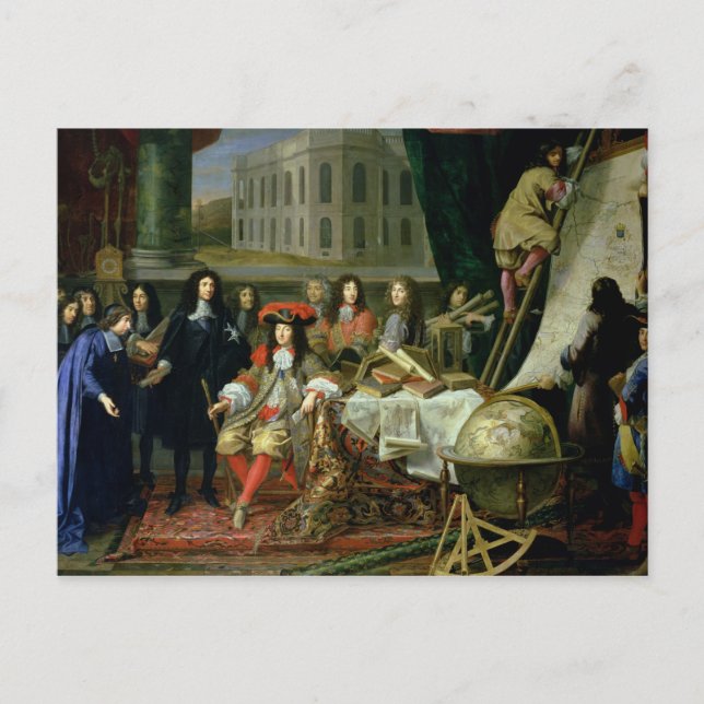 Jean-Baptiste Colbert  Presenting Royal Postcard (Front)