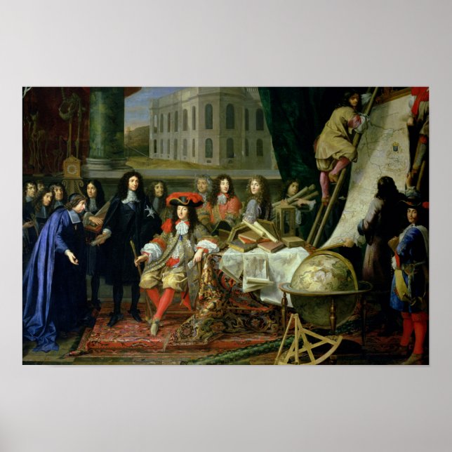 Jean-Baptiste Colbert  Presenting Royal Poster (Front)