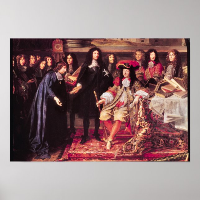 Jean-Baptiste Colbert  Presenting the Members Poster (Front)