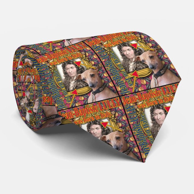 Jean Baptiste Lully Tie (Rolled)