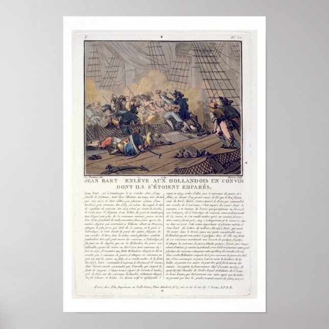 Jean Bart (1651-1702), French naval commander taki Poster (Front)