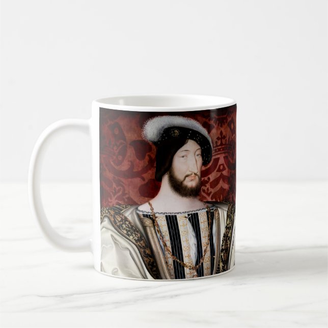 Jean Clouet - Francois I, King of France Coffee Mug (Left)