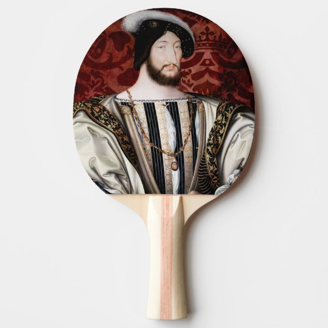 Jean Clouet - Francois I, King of France Ping Pong Paddle (Front)