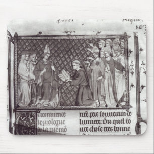 Jean d'Antioch before Martin IV Mouse Mat