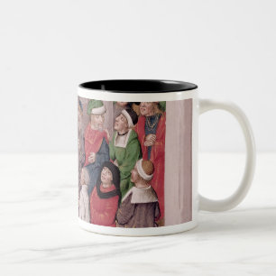 Jean de Gerson  preaching the Passion Two-Tone Coffee Mug