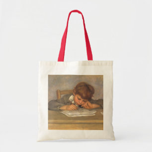 Jean Drawing by Pierre Renoir, Vintage Fine Art Tote Bag