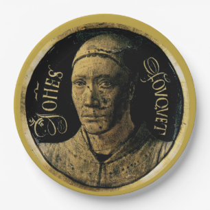 Jean Fouquet French painter Paper Plate