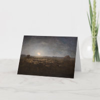 Jean-Francois Millet - Sheepfold, Moonlight 1872