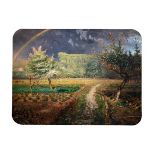 Jean-Francois Millet - Spring at Barbizon Magnet