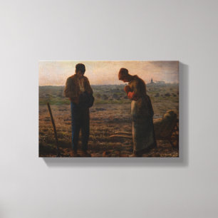Jean-Francois Millet - The Angelus Canvas Print