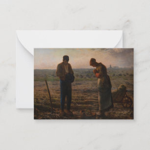 Jean-Francois Millet - The Angelus Card