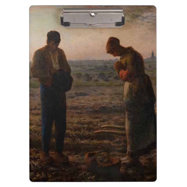 Jean-Francois Millet - The Angelus Clipboard (Front)