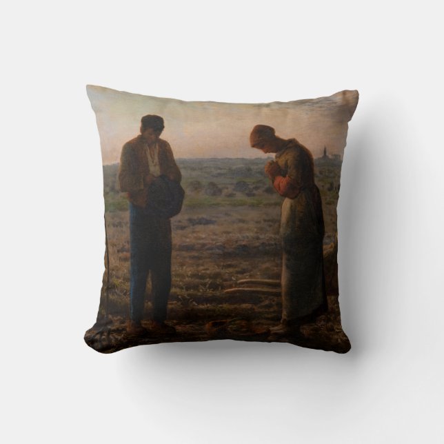 Jean-Francois Millet - The Angelus Cushion (Front)