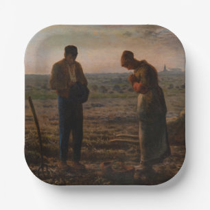 Jean-Francois Millet - The Angelus Paper Plate