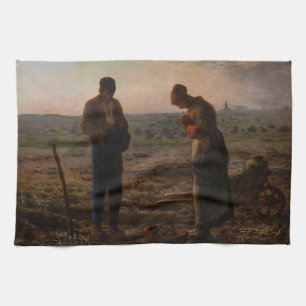 Jean-Francois Millet - The Angelus Tea Towel