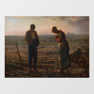 Jean-Francois Millet - The Angelus Window Cling