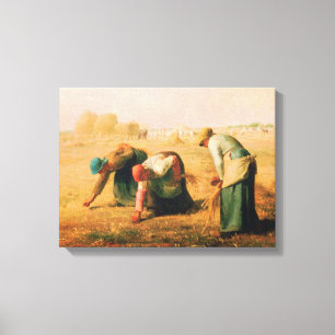 Jean Francois Millet - The Gleaners 1857 Canvas Print