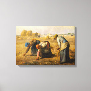 Jean-Francois Millet - The Gleaners Canvas Print
