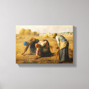 Jean-Francois Millet - The Gleaners Canvas Print