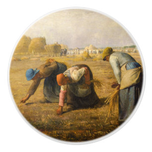 Jean-Francois Millet - The Gleaners Ceramic Knob