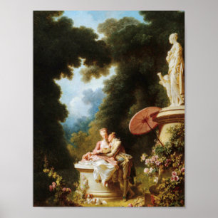 Jean-Honoré Fragonard - Love Letters Poster