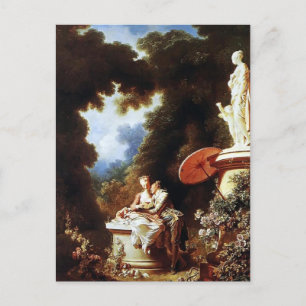 Jean-Honore Fragonard- The Confession of Love Postcard