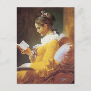 Jean-Honore Fragonard The Reader Postcard