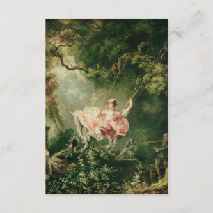 Jean-Honoré Fragonard - The Swing, Enclosure Card