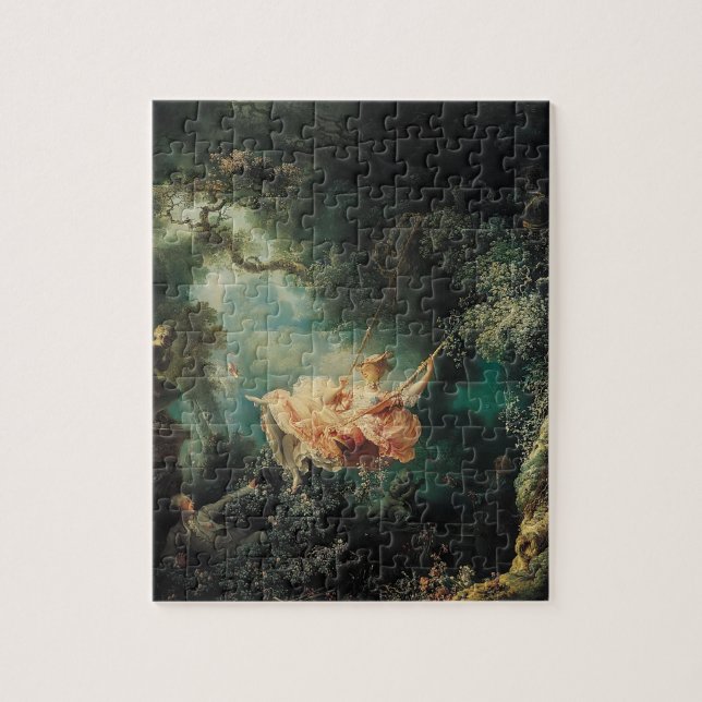 Jean-Honore Fragonard- The Swing Jigsaw Puzzle (Vertical)