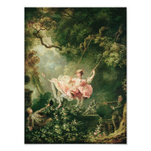 Jean-Honoré Fragonard - The Swing Photo Print