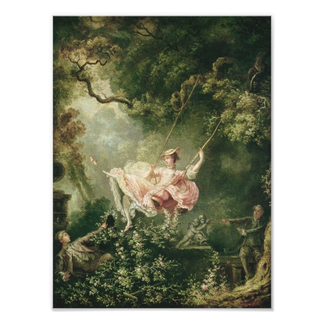 Jean-Honoré Fragonard - The Swing Photo Print (Front)