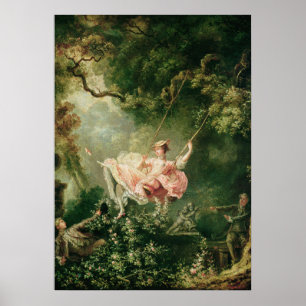 Jean-Honoré Fragonard - The Swing, Poster