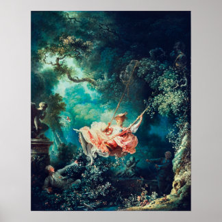 Jean-Honore Fragonard: The Swing Poster
