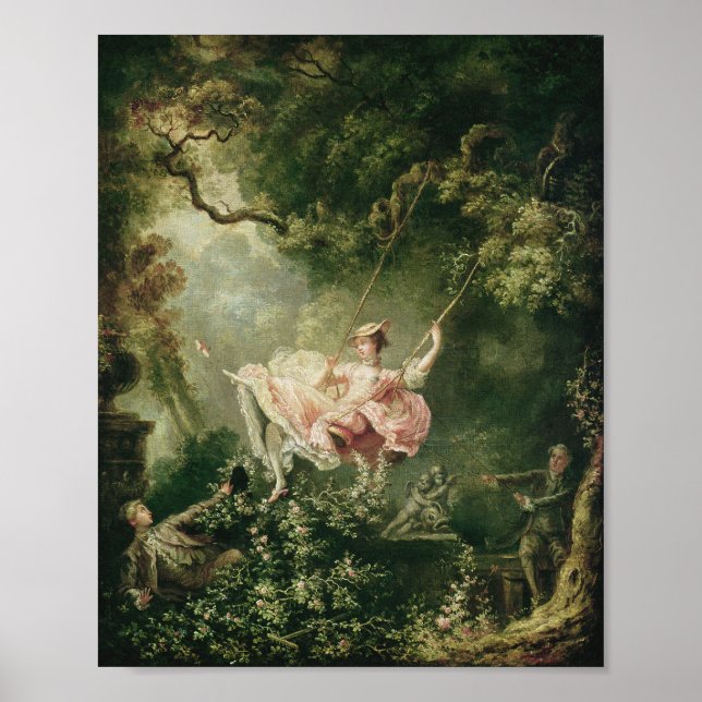 Jean-Honoré Fragonard - The Swing Poster (Front)