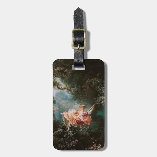 Jean-Honoré Fragonard's The Swing Luggage Tag (Front Vertical)
