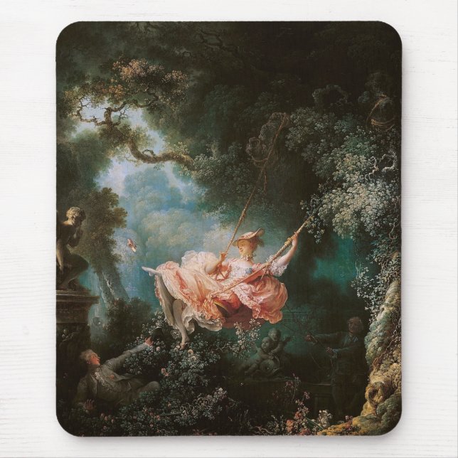 Jean-Honoré Fragonard's The Swing Mouse Mat (Front)