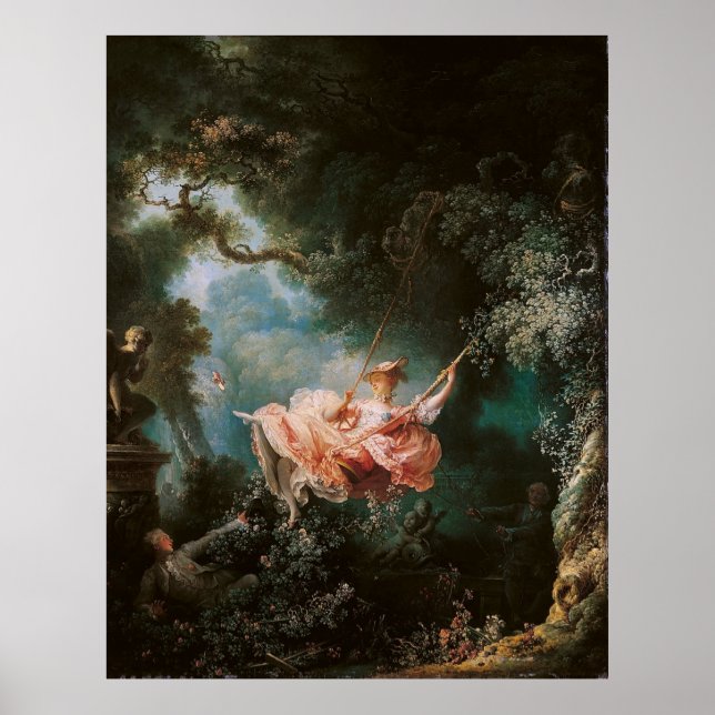 Jean-Honoré Fragonard's The Swing Poster (Front)