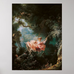 Jean-Honoré Fragonard's The Swing Poster