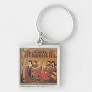 Jean I Jouvenel des Ursins  with his wife Key Ring